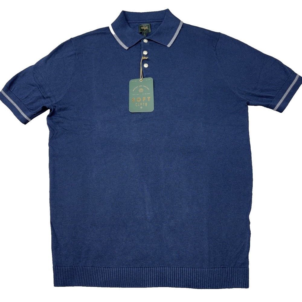 Soft Cloth Pacific Polo styled in‎ a cotton-silk knit jersey blend Sm NWT